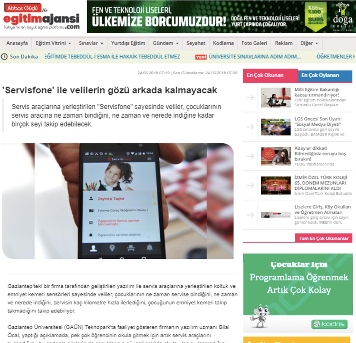 veli bilgilendirme sistemi