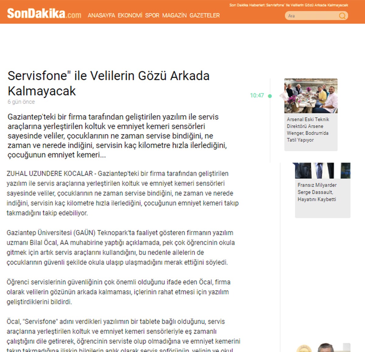 okul servisi takip sistemi